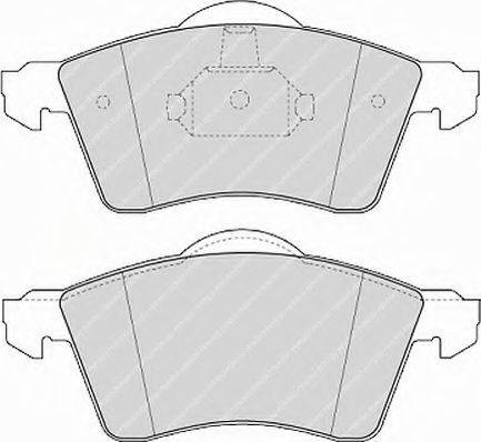 Ferodo FSL1163 - Тормозные колодки, дисковые, комплект parts5.com