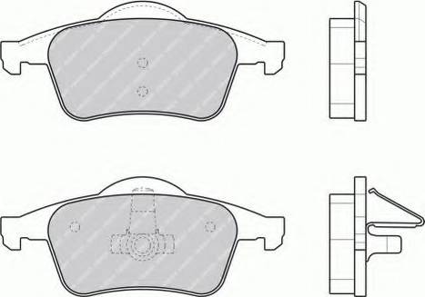 Ferodo FSL1383 - Тормозные колодки, дисковые, комплект parts5.com