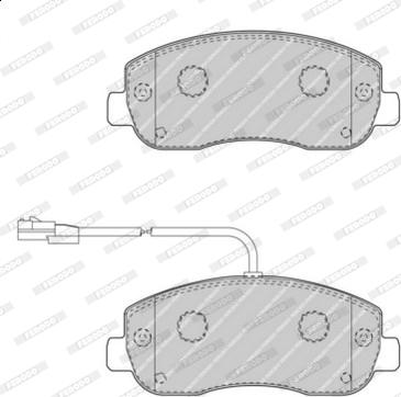 Ferodo FVR4347 - Тормозные колодки, дисковые, комплект parts5.com