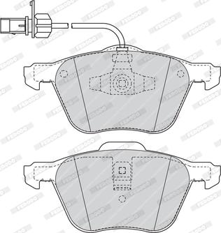 Ferodo FVR1497 - Тормозные колодки, дисковые, комплект parts5.com