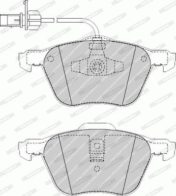 Ferodo FVR1497 - Тормозные колодки, дисковые, комплект parts5.com