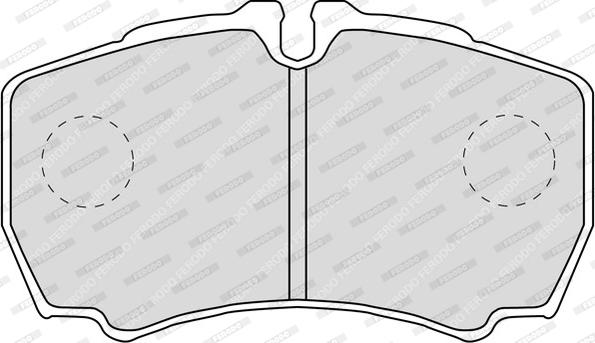 Ferodo FVR1405 - Тормозные колодки, дисковые, комплект parts5.com