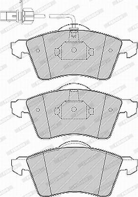 Ferodo FVR1518 - Тормозные колодки, дисковые, комплект parts5.com