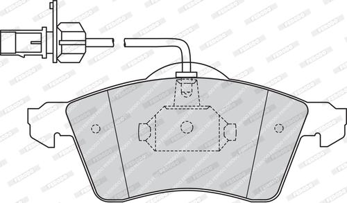 Ferodo FVR1518 - Тормозные колодки, дисковые, комплект parts5.com