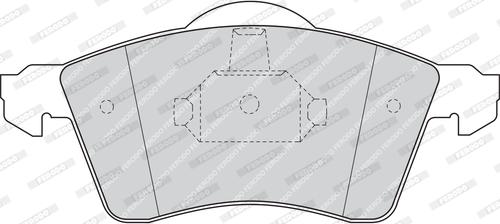 Ferodo FVR1163 - Тормозные колодки, дисковые, комплект parts5.com