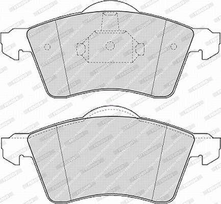 Ferodo FVR1163 - Тормозные колодки, дисковые, комплект parts5.com