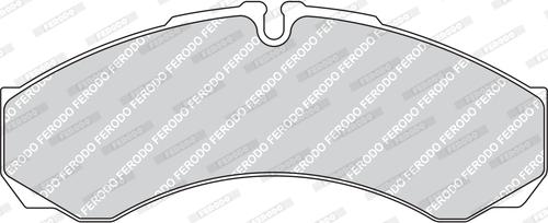 Ferodo FVR1102 - Тормозные колодки, дисковые, комплект parts5.com