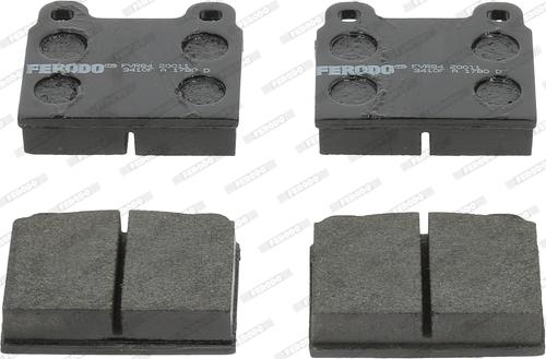 Ferodo FVR84 - Тормозные колодки, дисковые, комплект parts5.com