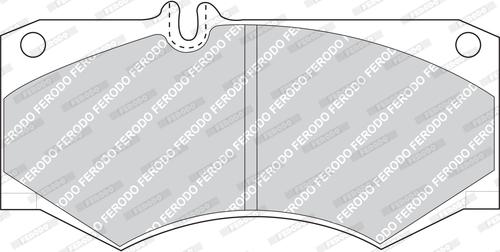 Ferodo FVR239 - Тормозные колодки, дисковые, комплект parts5.com