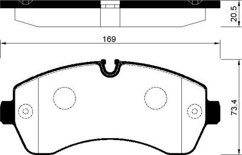 Mercedes-Benz A 910 420 77 00 - Тормозные колодки, дисковые, комплект parts5.com