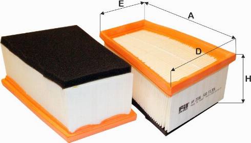 DJ Parts FA1507 - Воздушный фильтр parts5.com