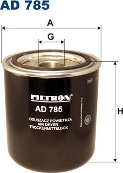 Filtron AD785 - Cartucho del secador de aire, sistema de aire comprimido parts5.com