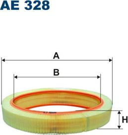 Filtron AE328 - Воздушный фильтр parts5.com