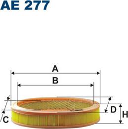 Filtron AE277 - Воздушный фильтр parts5.com