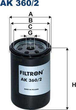 Filtron AK360/2 - Воздушный фильтр parts5.com