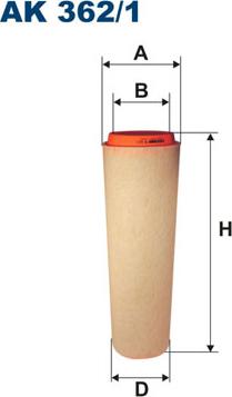 Filtron AK362/1 - Воздушный фильтр parts5.com