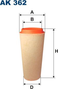 Filtron AK362 - Воздушный фильтр parts5.com