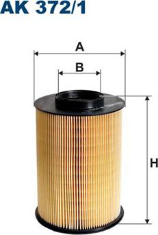 Filtron AK372/1 - Воздушный фильтр parts5.com