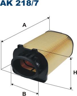 Filtron AK218/7 - Воздушный фильтр parts5.com