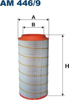 Filtron AM446/9 - Воздушный фильтр parts5.com