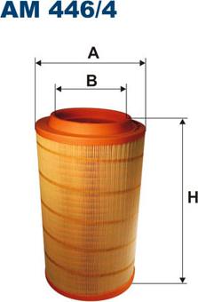 Filtron AM446/4 - Воздушный фильтр parts5.com