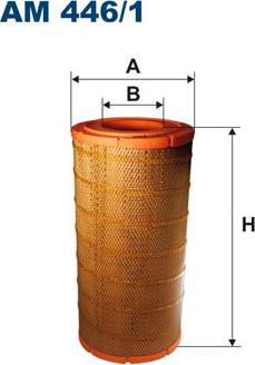 Filtron AM446/1 - Воздушный фильтр parts5.com