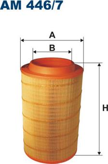 Filtron AM446/7 - Воздушный фильтр parts5.com