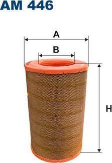 Filtron AM446 - Воздушный фильтр parts5.com