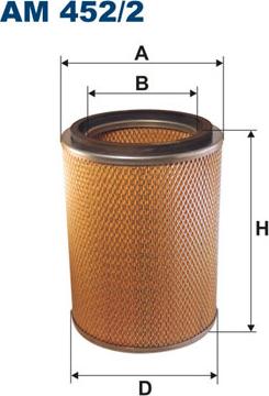 Filtron AM452/2 - Воздушный фильтр parts5.com