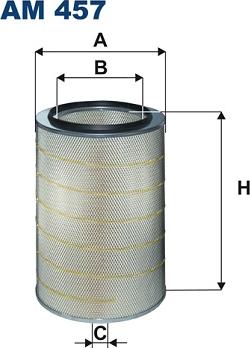 Filtron AM457 - Воздушный фильтр parts5.com