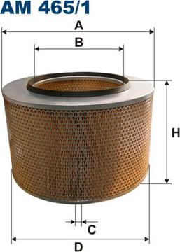 Filtron AM465/1 - Воздушный фильтр parts5.com