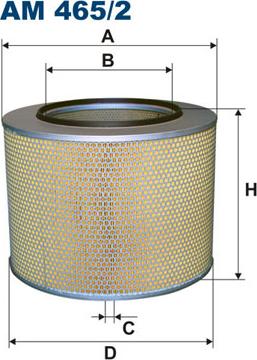 Filtron AM465/2 - Воздушный фильтр parts5.com