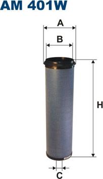 Filtron AM401W - Фильтр добавочного воздуха parts5.com