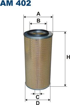 Filtron AM402 - Воздушный фильтр parts5.com