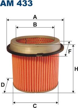 Filtron AM433 - Воздушный фильтр parts5.com