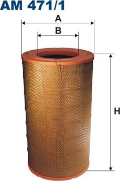 Filtron AM471/1 - Воздушный фильтр parts5.com