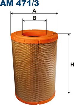 Filtron AM471/3 - Воздушный фильтр parts5.com