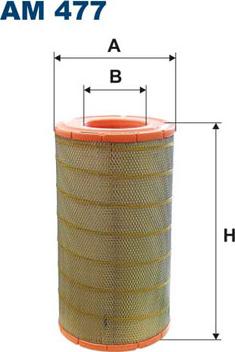 Filtron AM477 - Воздушный фильтр parts5.com