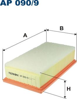 Filtron AP090/9 - Воздушный фильтр parts5.com