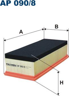 Filtron AP090/8 - Воздушный фильтр parts5.com