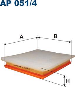 Filtron AP051/4 - Воздушный фильтр parts5.com