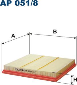 Filtron AP051/8 - Воздушный фильтр parts5.com