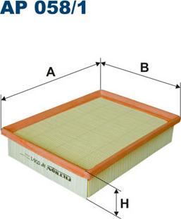 Filtron AP058/1 - Воздушный фильтр parts5.com