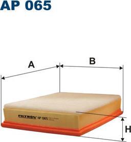 Filtron AP065 - Воздушный фильтр parts5.com