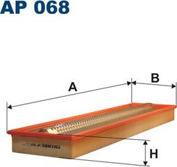 Filtron AP068 - Воздушный фильтр parts5.com