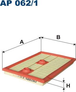 Filtron AP062/1 - Воздушный фильтр parts5.com