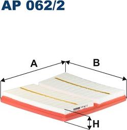 Filtron AP062/2 - Воздушный фильтр parts5.com