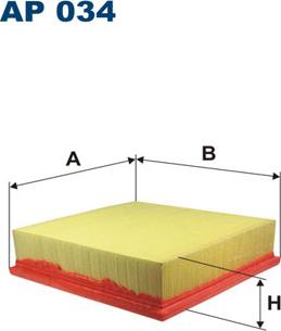 Filtron AP034 - Воздушный фильтр parts5.com
