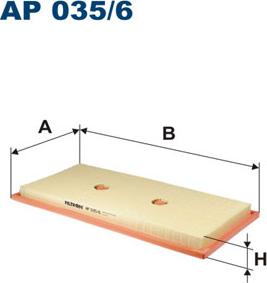 Filtron AP035/6 - Воздушный фильтр parts5.com