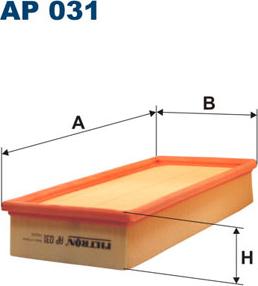 Filtron AP031 - Air Filter parts5.com